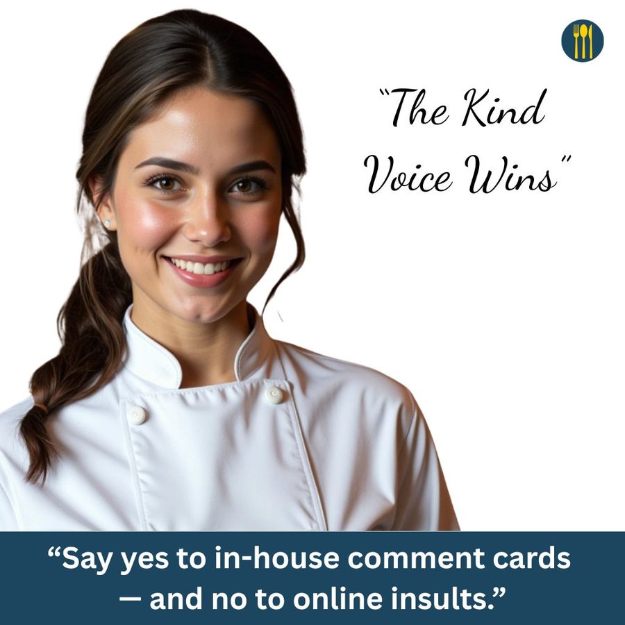 The kind voice wins - hospitality team member