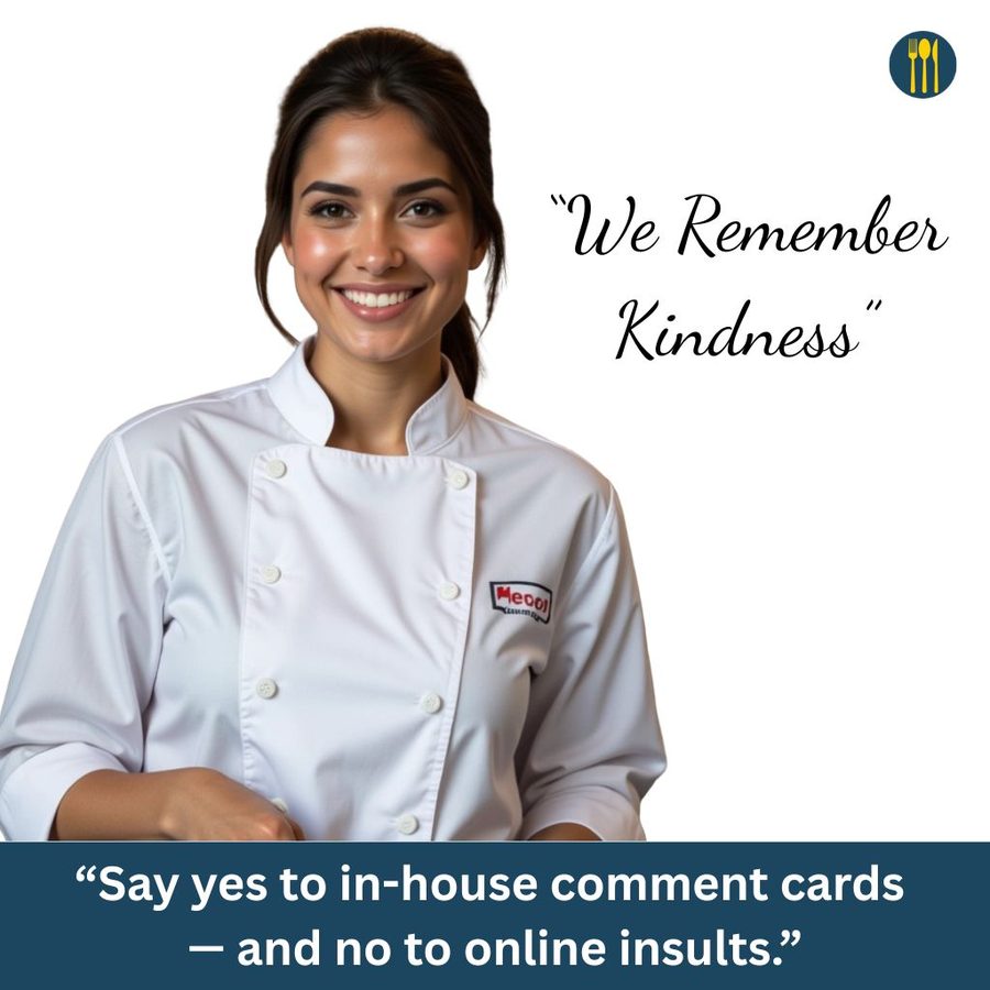 Hospitality team member in the In-house Comment Cards campaign
